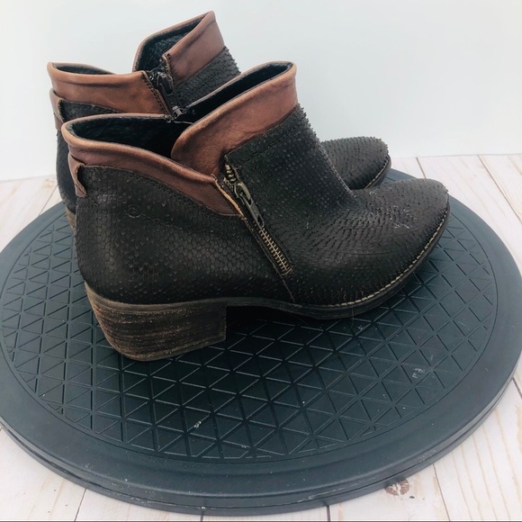 Khrio‎ Women’s leather ankle boots dark brown 10/40 - Picture 3 of 12